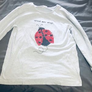 lady bug long sleeve  t shirt